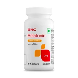 GNC Melatonin with Vitamin B6 3mg 60 Veg Tablets