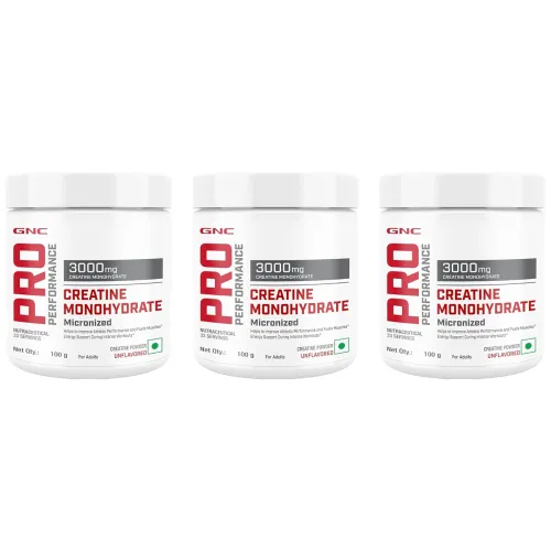 Image of GNC Pro Performance Creatine Monohydrate Powder Set of 3