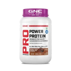 GNC Pro Performance Power Protein | 2 lbs/907 Grams | 6 In One Stack | 1500 Mg Creatine| Zero Added Sugar| 2744 MG BCAA | Informed Choice Certified | 30g Protein | 2.2g L-Glutamine | Energy....