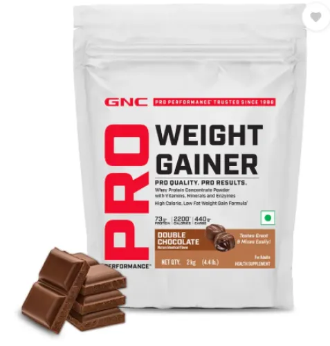 Image of GNC Pro Performance Weight Gainers/Mass Gainers  (2 kg, Double Chocolate)
