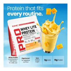 GNC Pro Performance Whey Lite Protein Powder with DigeZyme®