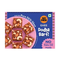 GO DESi Dodha Barfi - 180 grams | With Pure DESi Ghee | No Palm Oil | Indian Sweets