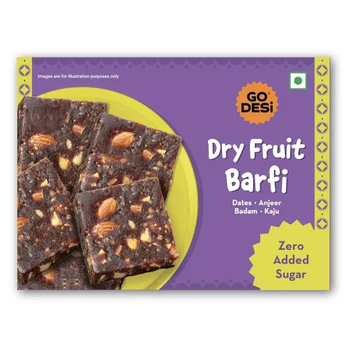 Image of GO DESi - Dry Fruits Barfi 200 grams