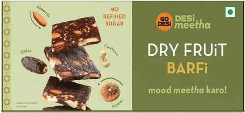 Image of GO DESi Dry Fruits Barfi Box (Burfi)  (200 g)