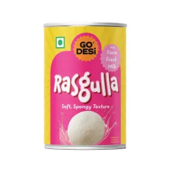 GO DESi Farm Fresh Milk Rasgulla 500gm