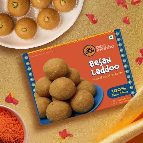 Image of GO DESi Ghee Besan Laddu