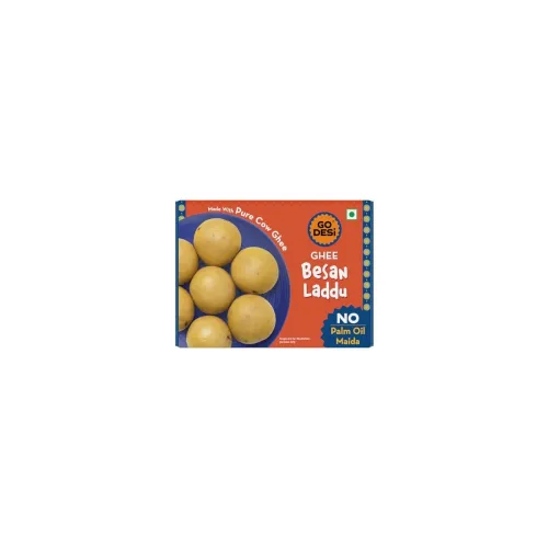 Image of GO DESi Ghee Besan Laddu - 180/150 grams 