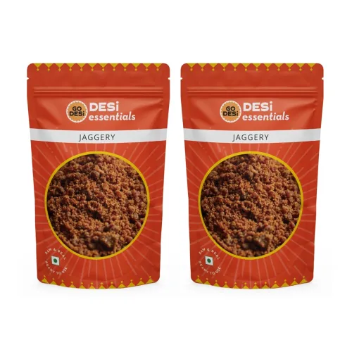Image of GO DESi jaggery powder (gur/gud), 500g * pack of 2
