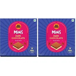 GO DESi Dark Chocolate Kaju Katli Cashew Minis