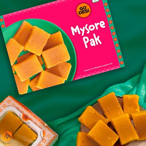 Image of GO DESi - Mysore Pak Indian Mithai 200 grams