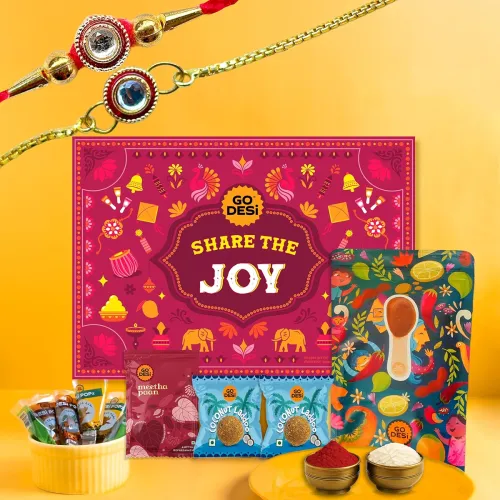 Image of GO DESi Rakhi Gift Box – 12 Items