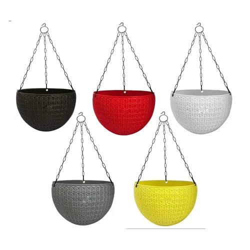 Image of Go Hooked Plastic Oslo Hanging Pots So5