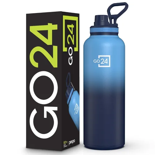 Image of Go24 Hydromax 2-Litre Stainless Steel Water Bottle