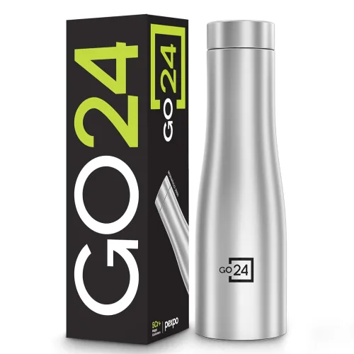 Image of Go24 pexpo Monaco 1000 ISI Certified Stainless Steel Sports/Fridge Water Bottle