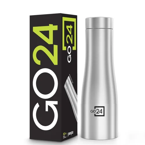 Image of Go24 pexpo Monaco Stainless Steel Sports Water Bottle, 700ml