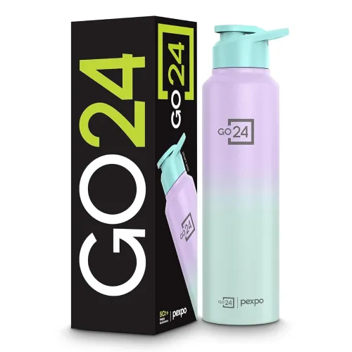 Image of Go24 pexpo Stainless Steel Water Bottle 1 ltr, 