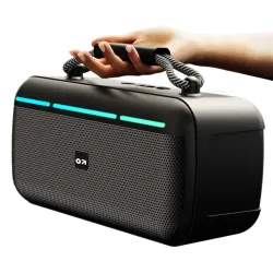 GOBOULT Bassbox Q20 Bluetooth Speaker 20 Watt BoomX Audio, Up to 8Hrs Playtime, Type-C Charging, AUX/TF Card/USB, BTv 5.
