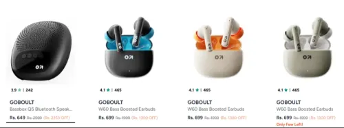 Image of Goboult Earbuds up to 88% Discount