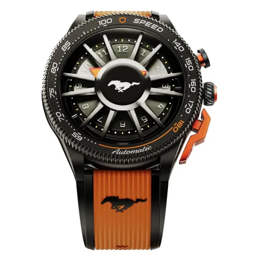 Image of GOBOULT Newly Launched Mustang Stallion Smart Watch 1.43'' AMOLED Display, Rotating Bezel, BT Calling, 200+Watchfaces, 7