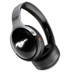 GOBOULT Mustang Thunder Bluetooth Headphones with Upto 70H Playtime, BoomX Technology, Brightness LEDs, 40mm Driver, Zen ENC Mic, BTv 5.4, Type-C Fast Charging, Over Ear Wireless Headphone w...