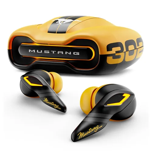 Image of GOBOULT Mustang Torq Wireless Earbuds (Yellow)