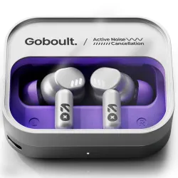 GOBOULT Newly Launched Tenet Pro with ANC TWS Earbuds, 75H Playtime, Amp App Support, 32dB ANC, Quad Mic ENC