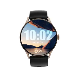 GOBOULT Newly Launched Rover Pro 1.43inch AMOLED, Free Straps, Bluetooth Calling, IP68, Zinc Alloy Frame, 1000 Nits Brig