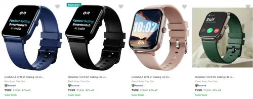 Image of Goboult Smart Watches upto 87% Discount | Starting at ₹999