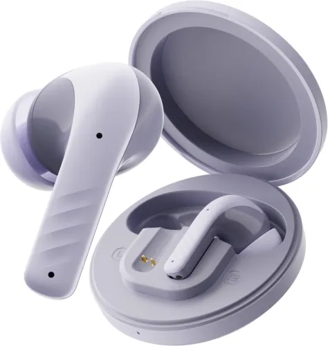 Image of GOBOULT (formerly Boult) W35 with 48Hrs, 4 Mic ENC, Wavy Shell Design, Low Latency, 5.4v Bluetooth  (Lilac, True Wireles