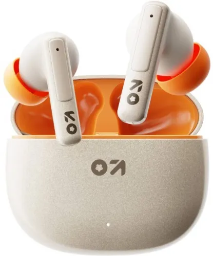 Image of GOBOULT W60 with 60Hrs Battery Life, 4 Mic ENC, Pocket Friendly, Ultra Low Latency, 5.4v Bluetooth (White, True Wireless