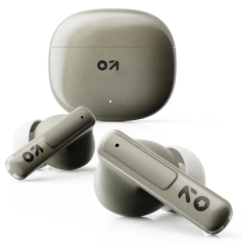 Image of GOBOULT W60 TWS Ear Buds Wireless (60H Playtime, Zen Quad Mic ENC, Green)