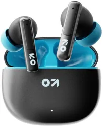 Goboult W60 with 60Hrs Battery Life, 4 Mic ENC, Pocket Friendly, Ultra Low Latency, 5.4v Bluetooth Headset (Black, True