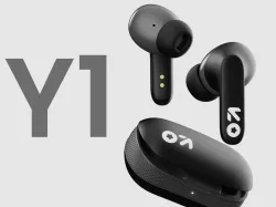 Goboult Y1 with Zen ENC Mic, 50H Battery, Fast Charging, Pro+ Calling Bluetooth Headset (Black, True Wireless)