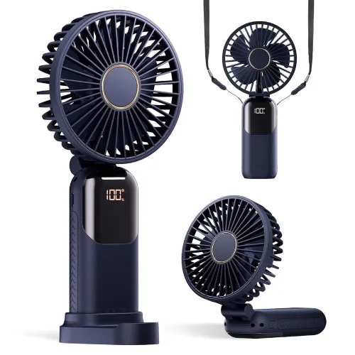 Image of GOCKERA Portable Rechargeable Handheld Desk Fan