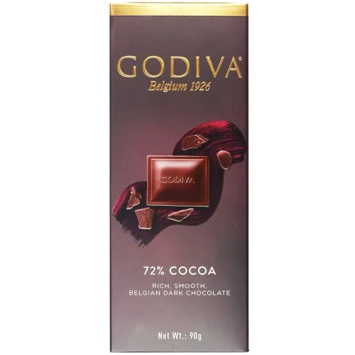 Image of Godiva 72% Dark Chocolate 90g