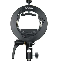 Godox S2 Flash S-Type Bracket with Bowens Mount for Godox V1 AD200Pro etc Round Head Flash Series and AD400Pro AD200 V86