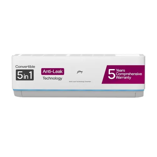 Image of Godrej 1.5 Ton 3-Star 5-in-1 Inverter Split AC (18DINV3R32 SYB AL)