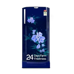 Godrej 180 L 5 Star | Turbo Cooling Technology | 24 Days Farm Freshness | Base Drawer | Toughened Glass shelves | Direct