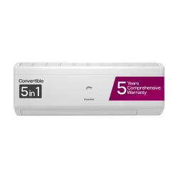 Godrej 2024 Model 1.5 Ton 5 Star Split Inverter 5-In-1 Convertible with Heavy