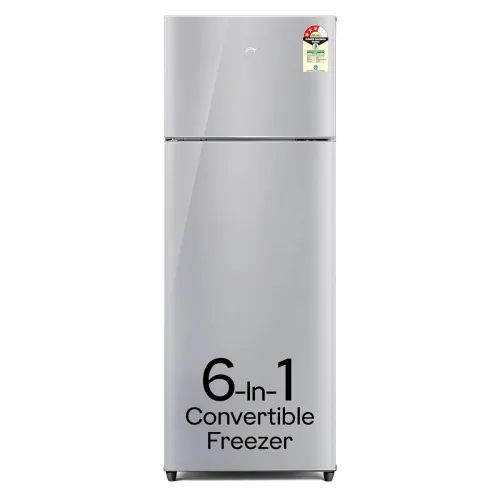 Image of Godrej 223 L 3 Star Convertible Freezer 6-In-1 | AI Powered | Smart Defrost | 95%+ Food Surface Disinfection | Inverter 