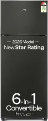 Godrej 244L 3 Star Frost Free Double Door Refrigerator (Fossil Steel)