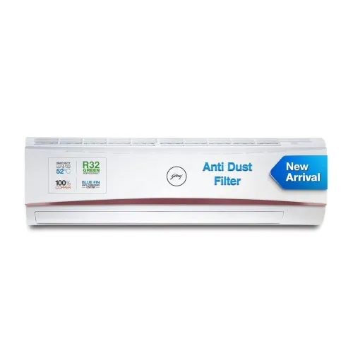 Image of Godrej 2 Ton 3 Star, 4-Way Air Swing, Fixed Speed Split AC (Copper, Anti-Dust Filter, AC 2T SFC 24LTC3-WWR, White)