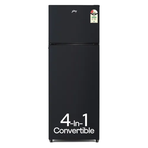 Image of Godrej 308L 2-Star Convertible Double Door Refrigerator (RF EON 331B RCIT MT BK)