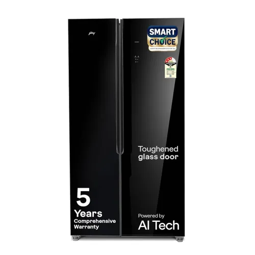 Image of Godrej 540 L Frost Free SBS Inverter Refrigerator Opera Black