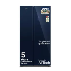 Godrej 600L Side-by-Side Refrigerator, Storm Blue
