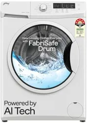 Godrej 7 kg AI Powered, FabriSafe Drum, Eco Wash Fully Automatic Front Load White (WFEON CRS 7010 5 0 FKEDM GLWH)