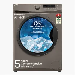 Godrej 7kg Front Load Washing Machine with Heater, Grey (WFEON CRS 7010)