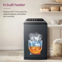 Godrej 8 kg Inbuilt Heater with Unbalanced Load Sensing Fully Automatic Top Load
