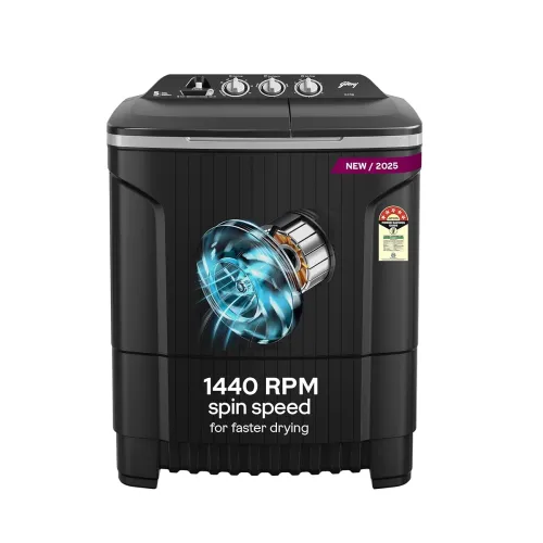 Image of Godrej 8Kg Semi Automatic Washing Machine, 5 Star, 1440 RPM