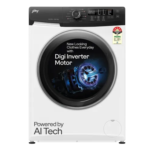 Image of Godrej 9Kg 5 Star AI Front Load Washing Machine (WFEON ZUS 9014)